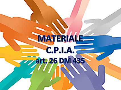 Materiale C.P.I.A. art. 26 DM 435