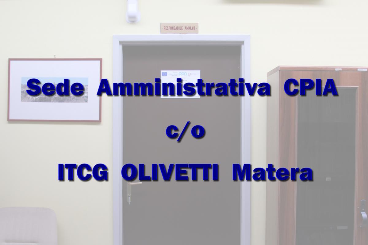 Sede Amministrativa CPIA c/o ITCG OLIVETTI Matera